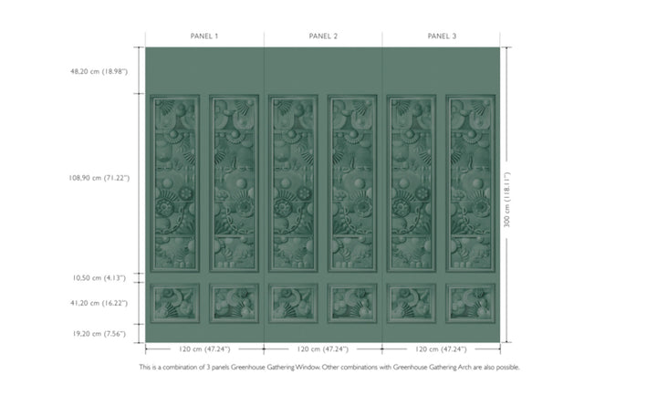 Arte Moooi Greenhouse Gathering Window Forest Green MO5052