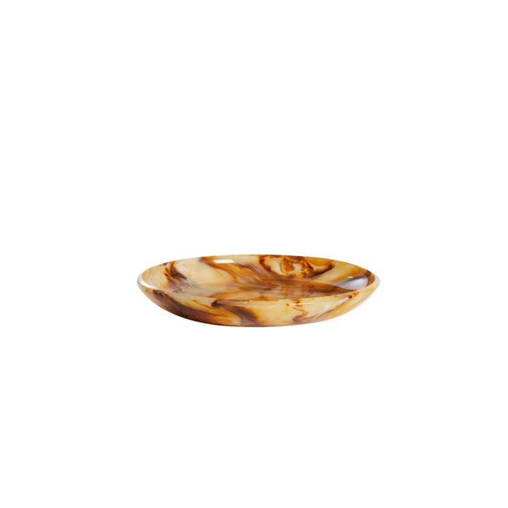 Light & living schaal Belawan glas bruin 34 x 6 cm