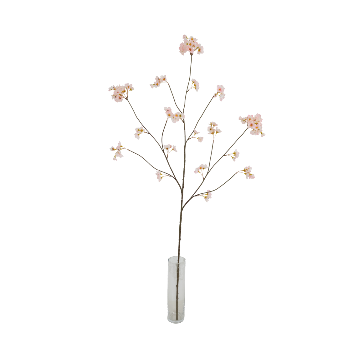 Bloesemtak roze 130cm (set van 3)