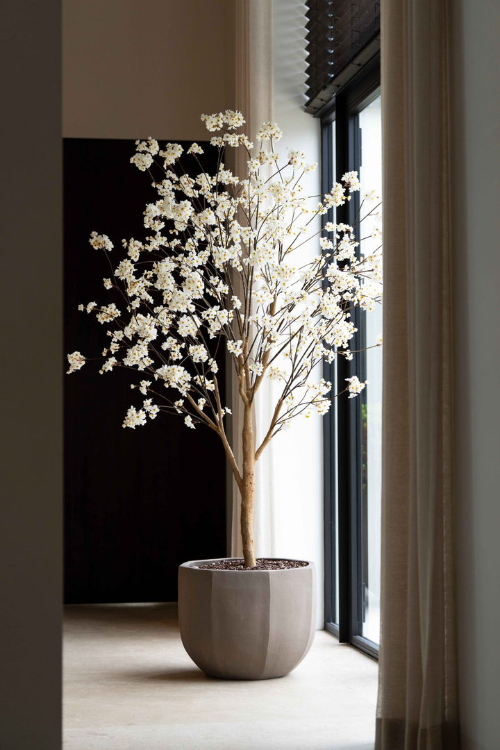 Silk House Bloesemboom crème 220cm
