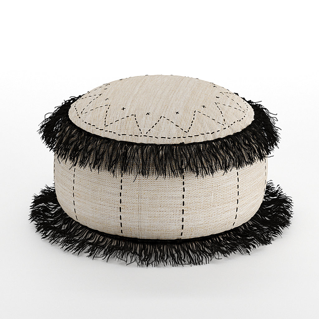 Boho Modern Japandi Design Poef