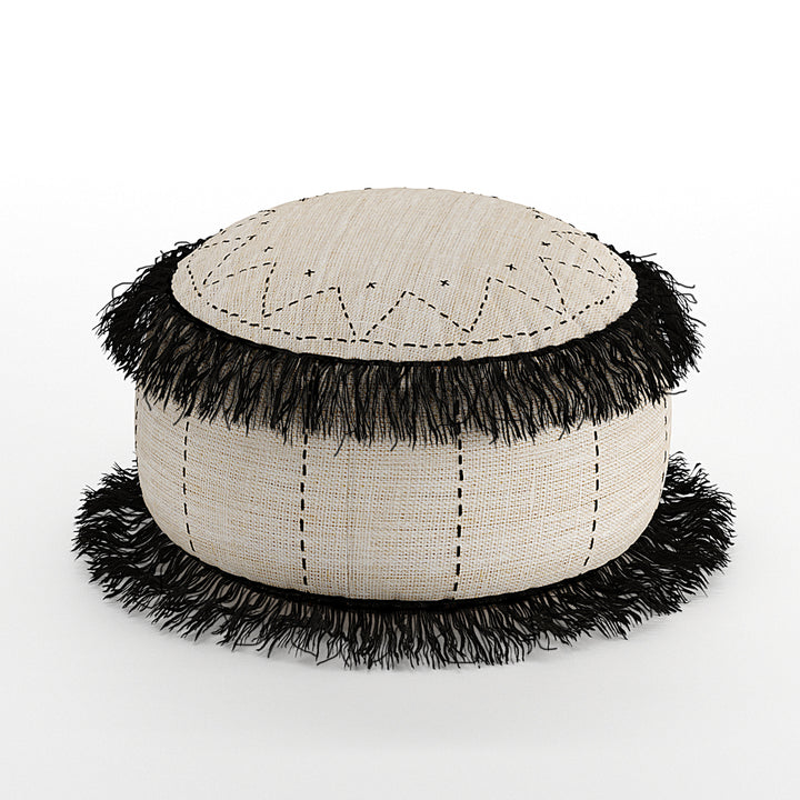 Boho Modern Japandi Design Poef