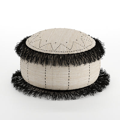Boho Modern Japandi Design Poef