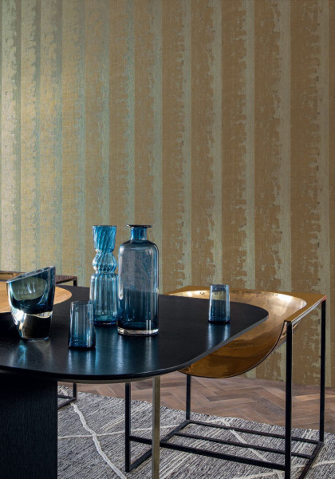 Casamance Nerikomi Vert de gris/doré -76102446