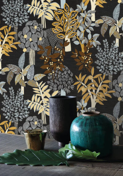 Casamance Peradeniya Noir/Acier - 75940610