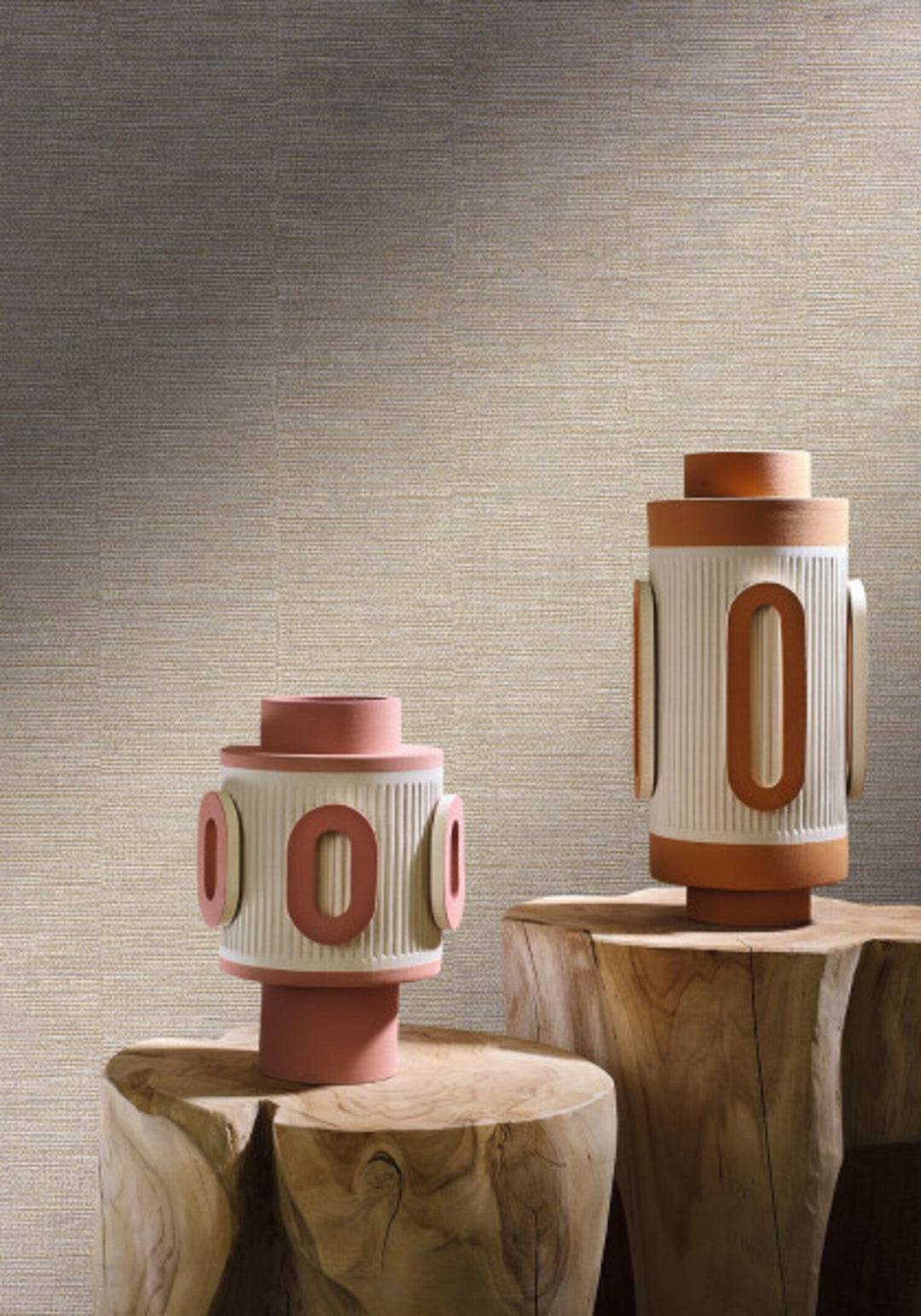 Casamance Scandium Sable / argent -75031834