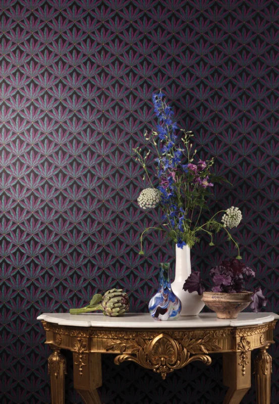 Khrôma Havana behang Plume Viridian HAV702