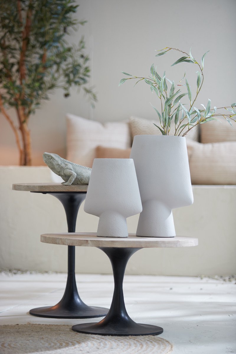 Vaas Ciara keramiek creme Light & Living