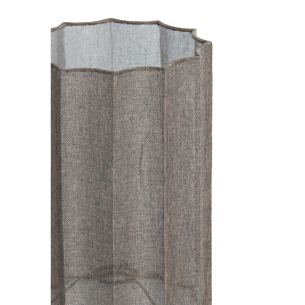 Cilinder lampenkap Disli - Donkerbruin - Ø24cm