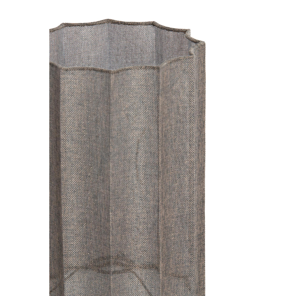 Cilinder lampenkap Disli - Donkerbruin - Ø24cm