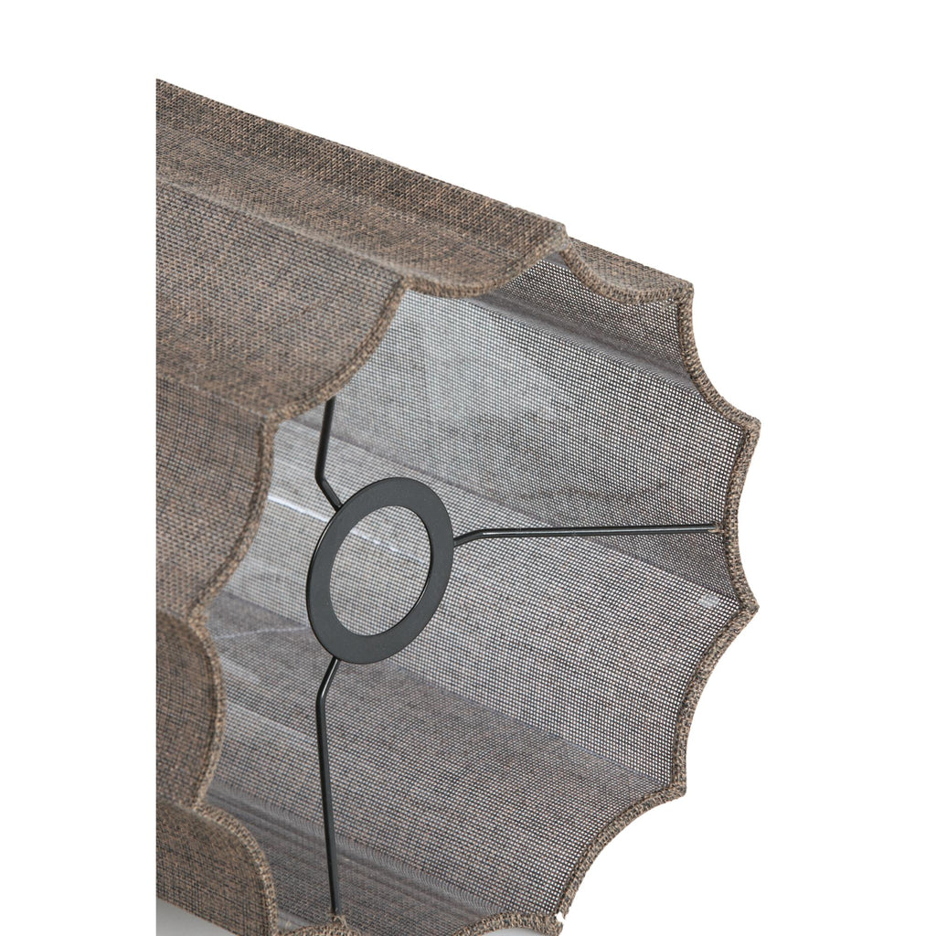 Cilinder lampenkap Disli - Donkerbruin - Ø24cm