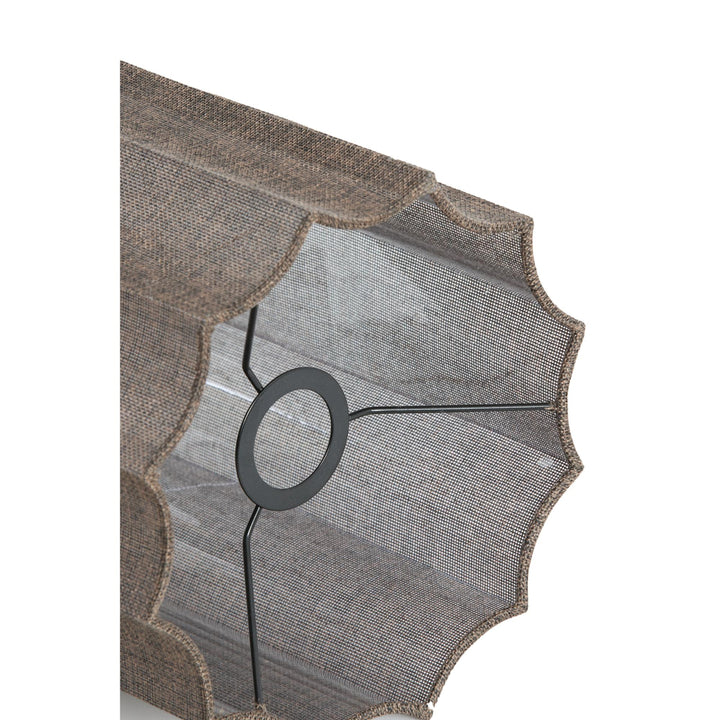 Cilinder lampenkap Disli - Donkerbruin - Ø24cm