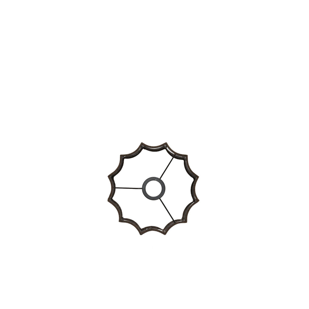 Cilinder lampenkap Disli - Donkerbruin - Ø24cm