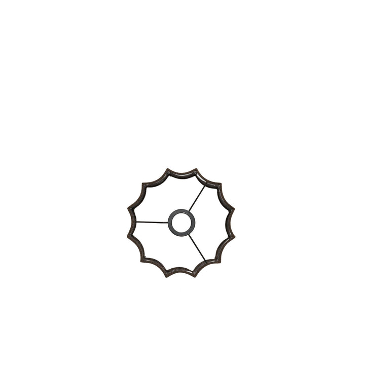 Cilinder lampenkap Disli - Donkerbruin - Ø24cm