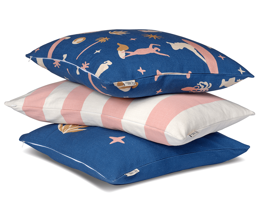 Kussenhoes Antiek Blauw