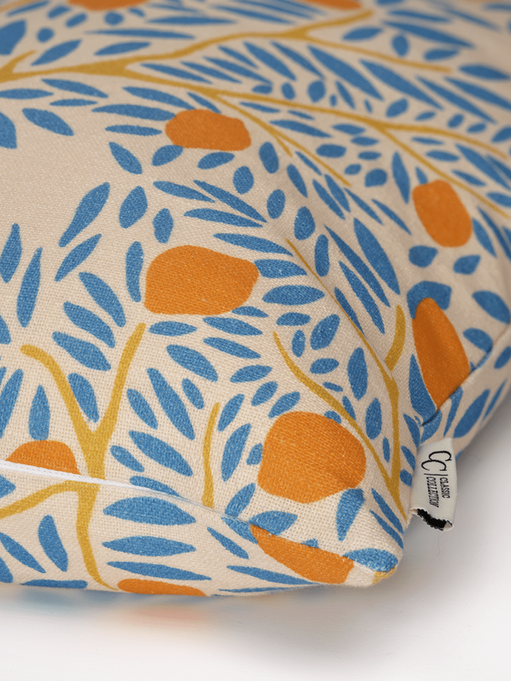 Kussenhoes Citroentuin Blauw