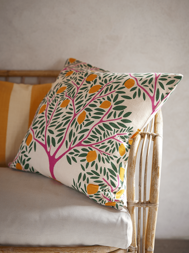 Kussenhoes Citroentuin Groen