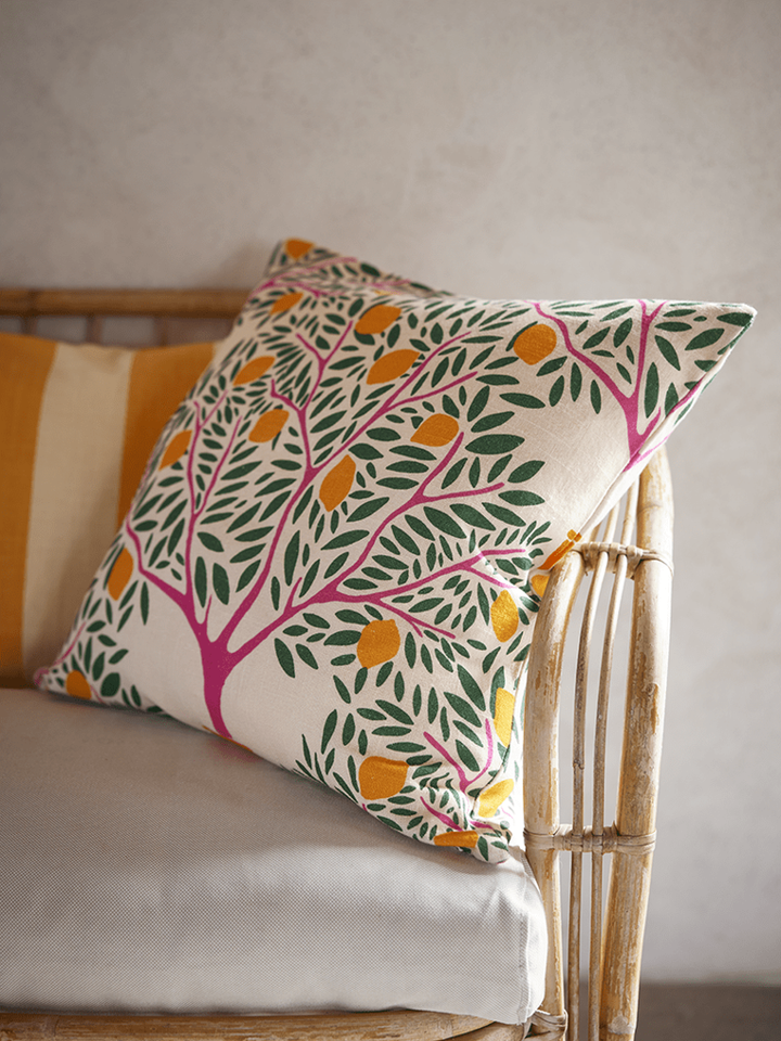 Kussenhoes Citroentuin Groen