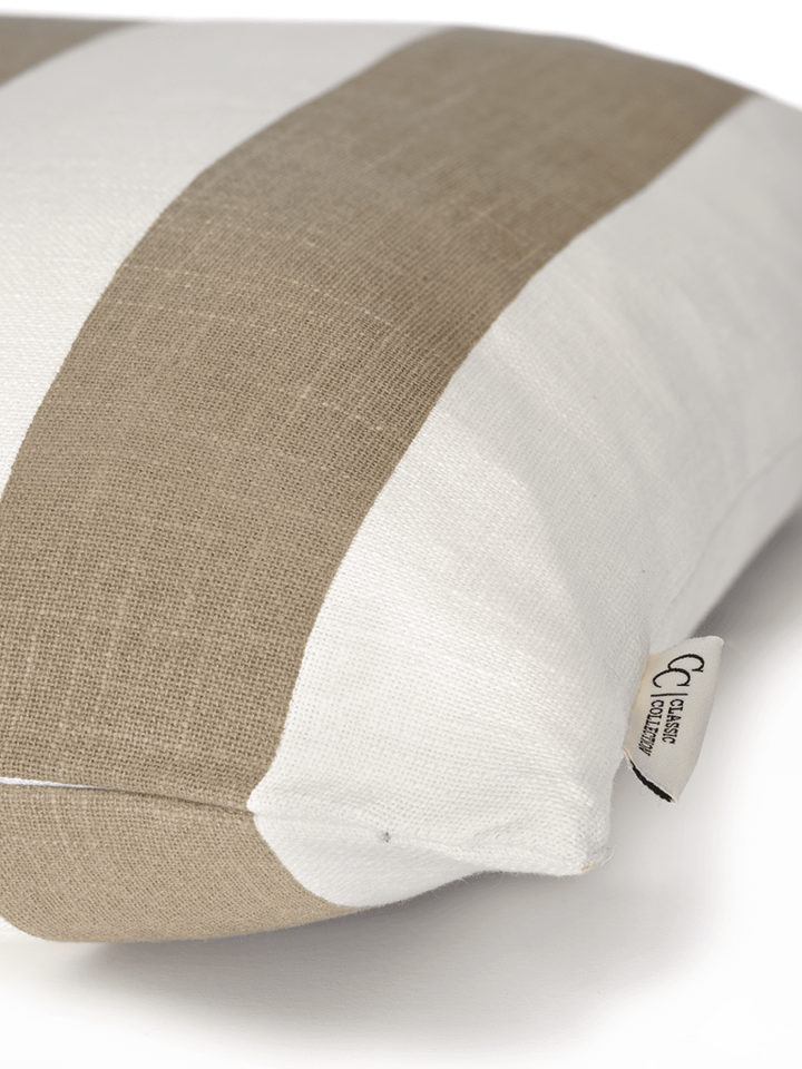 Classic collection luxe Kussenhoes Gestreept Beige