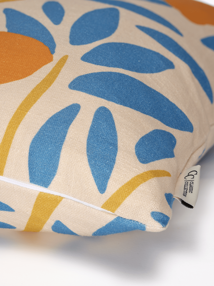 Kussenhoes Zonnige Citrus Blauw