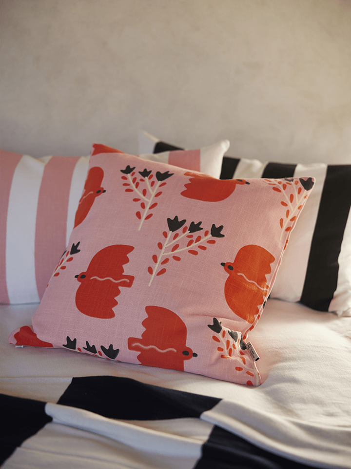 Kussenhoes Tori Roze