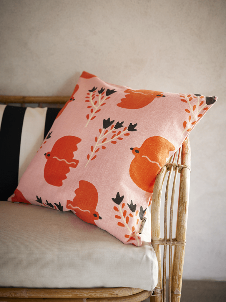 Kussenhoes Tori Roze