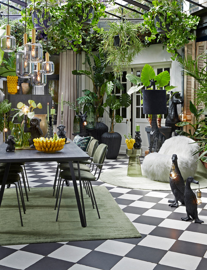 Tafellamp Eend - Zwart -