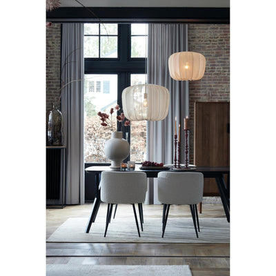 Eetkamerstoel Elyna 2 stuks - Crème - 56x55x79cm