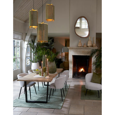 Eetkamerstoel Elyna 2 stuks - Crème - 56x55x79cm