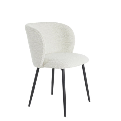 Eetkamerstoel Elyna 2 stuks - Crème - 56x55x79cm