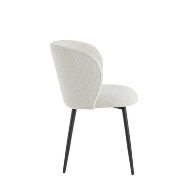 Eetkamerstoel Elyna 2 stuks - Crème - 56x55x79cm