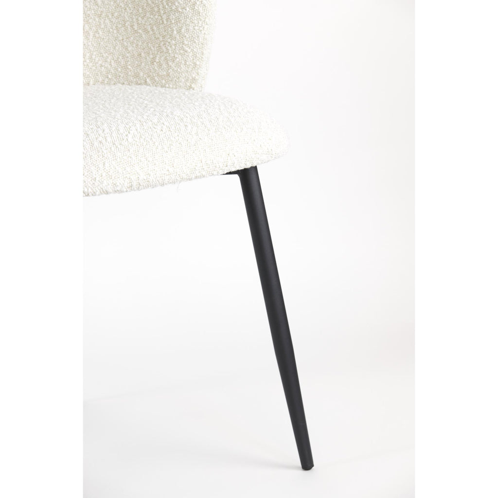 Eetkamerstoel Elyna 2 stuks - Crème - 56x55x79cm