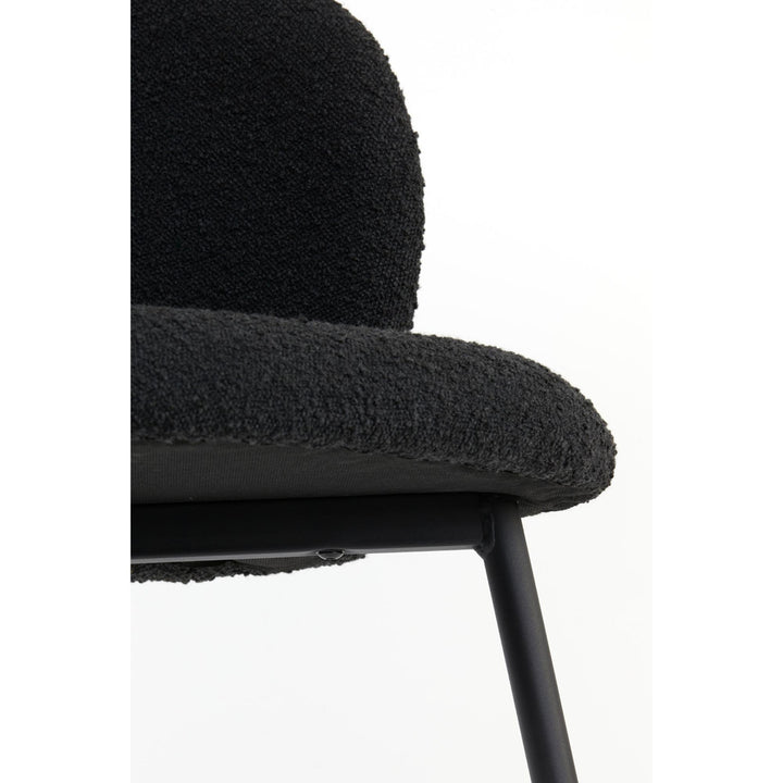 Eetkamerstoel Elyna set van 2 - Zwart