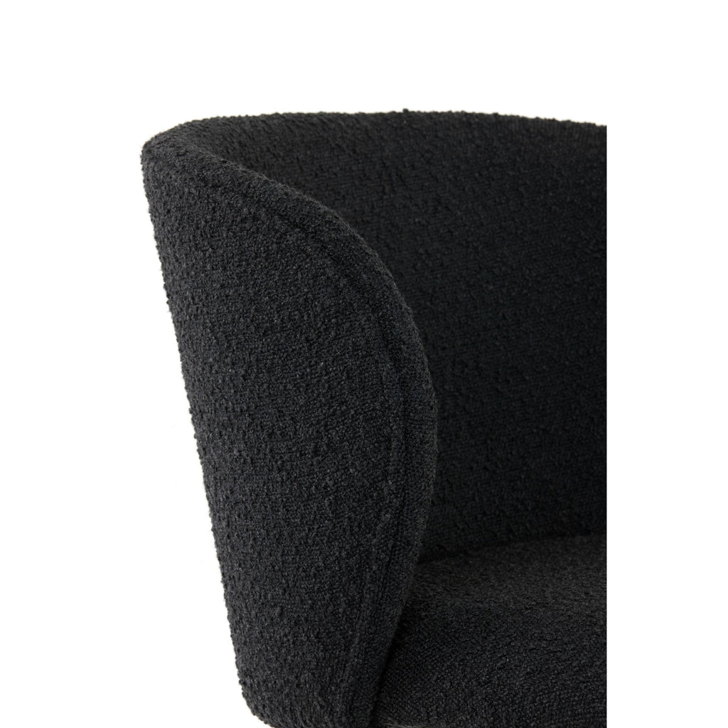 Eetkamerstoel Elyna set van 2 - Zwart