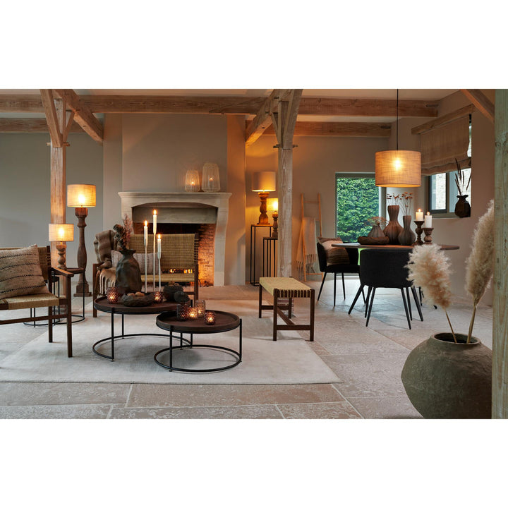 Eetkamerstoel Elyna set van 2 - Zwart