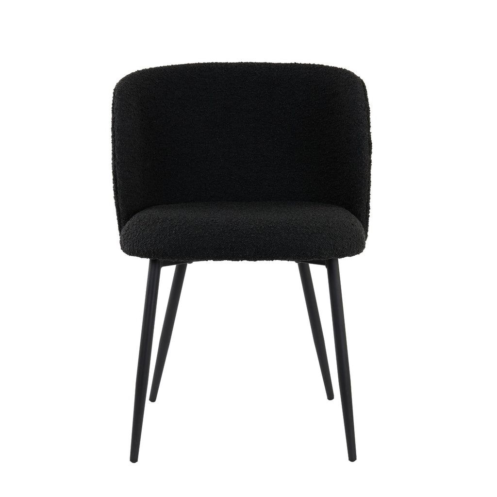 Eetkamerstoel Elyna set van 2 - Zwart