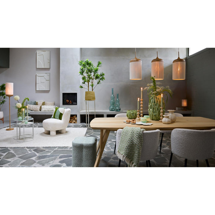 Eetkamerstoel Radaja - Crème - 58x58x78cm