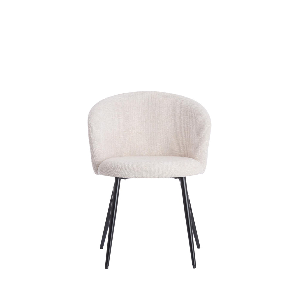 Eetkamerstoel Radaja - Crème - 58x58x78cm