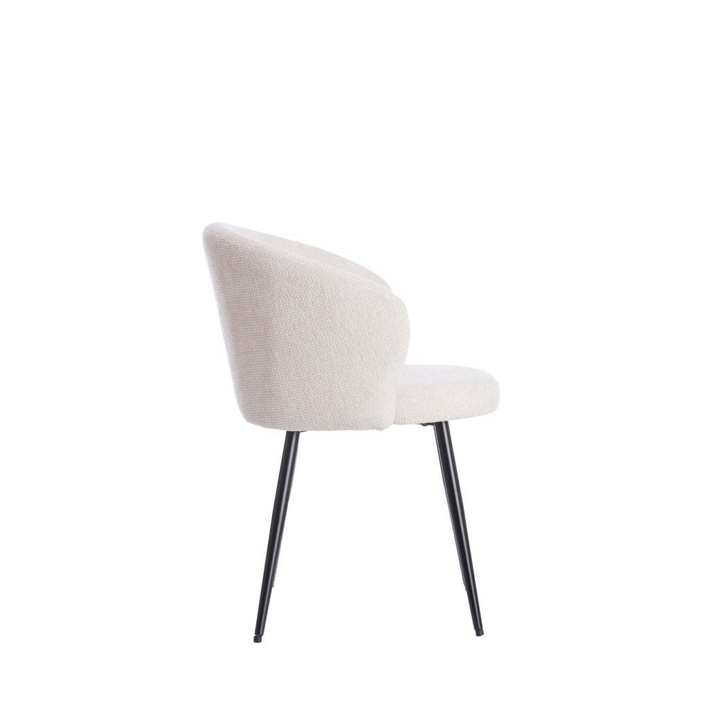 Eetkamerstoel Radaja - Crème - 58x58x78cm