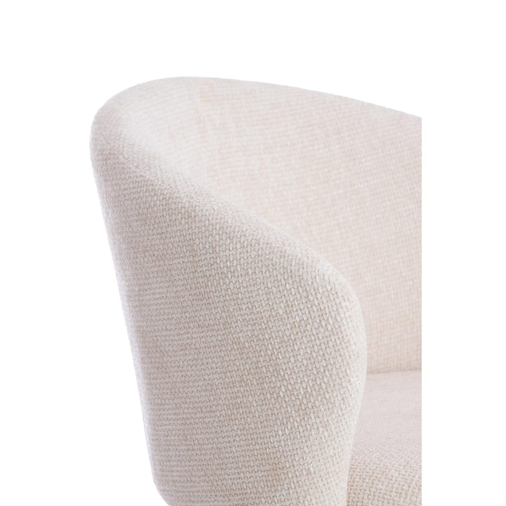 Eetkamerstoel Radaja - Crème - 58x58x78cm