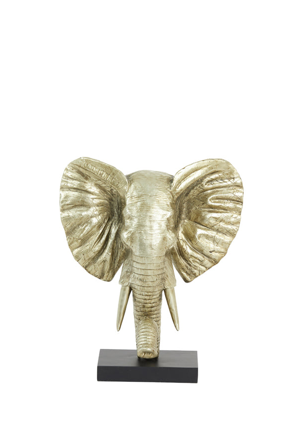 Ornament Olifant - Goud - 30x15x35.5cm