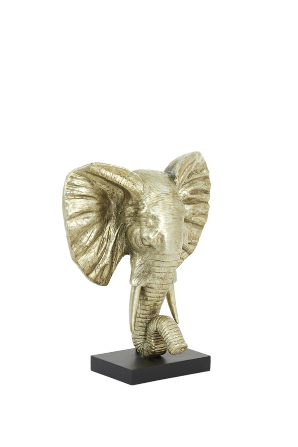 Ornament Olifant - Goud - 30x15x35.5cm