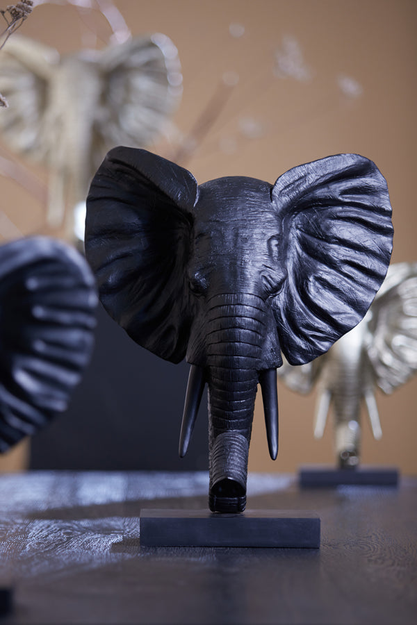 Ornament Olifant - Zwart