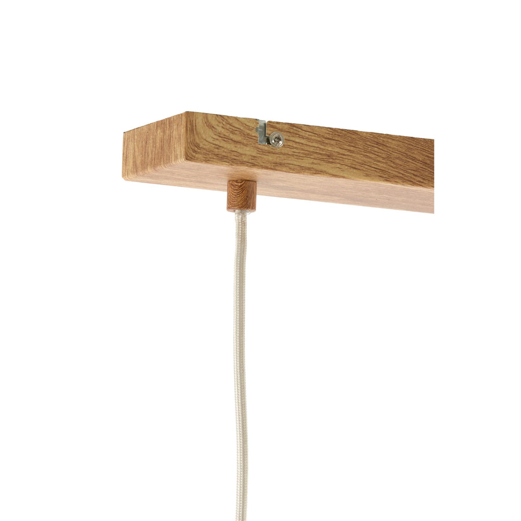 Hanglamp Dania - Naturel/Crème - 90x22x32cm - 3L