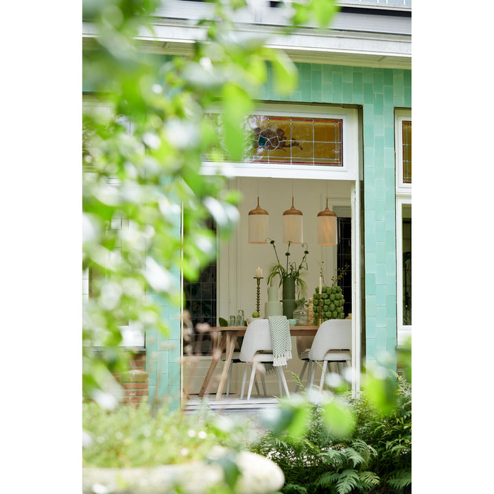 Hanglamp Dania - Naturel/Crème - 90x22x32cm - 3L