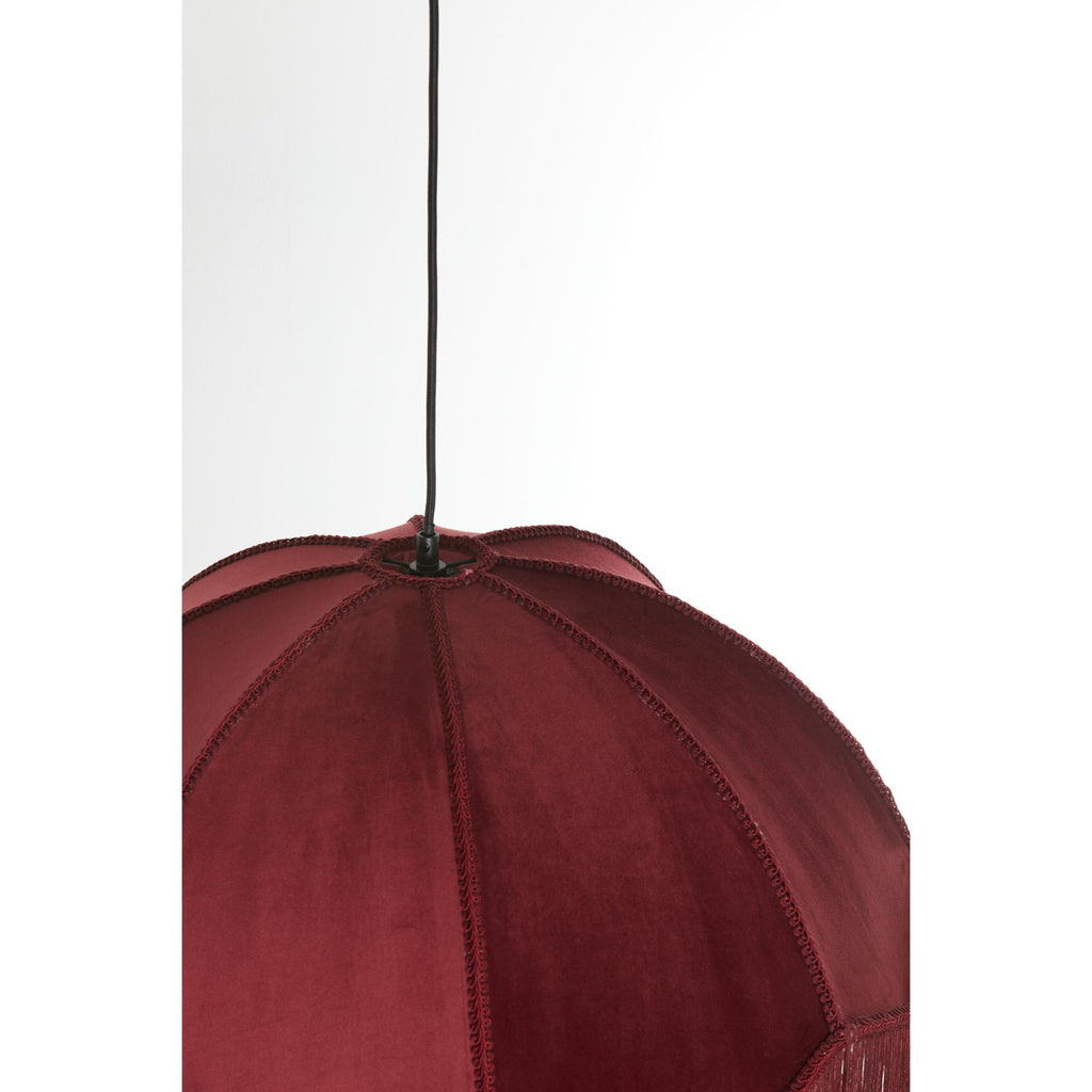 Hanglamp Malacia - Donkerrood - Ø50cm