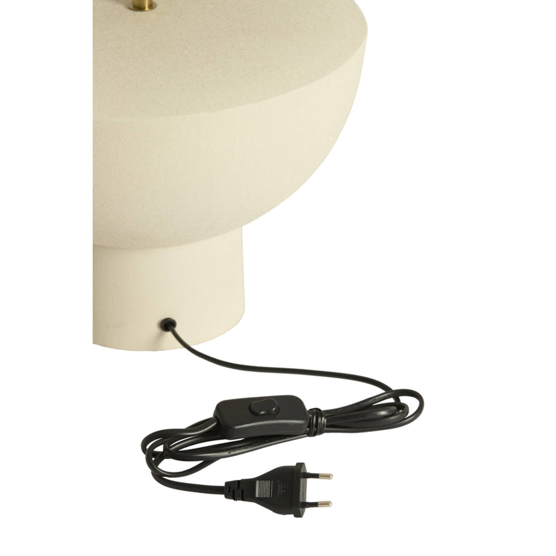 Lamp base Ø31x25 cm ISMARA matt cream