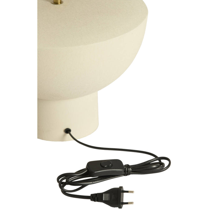 Lamp base Ø31x25 cm ISMARA matt cream