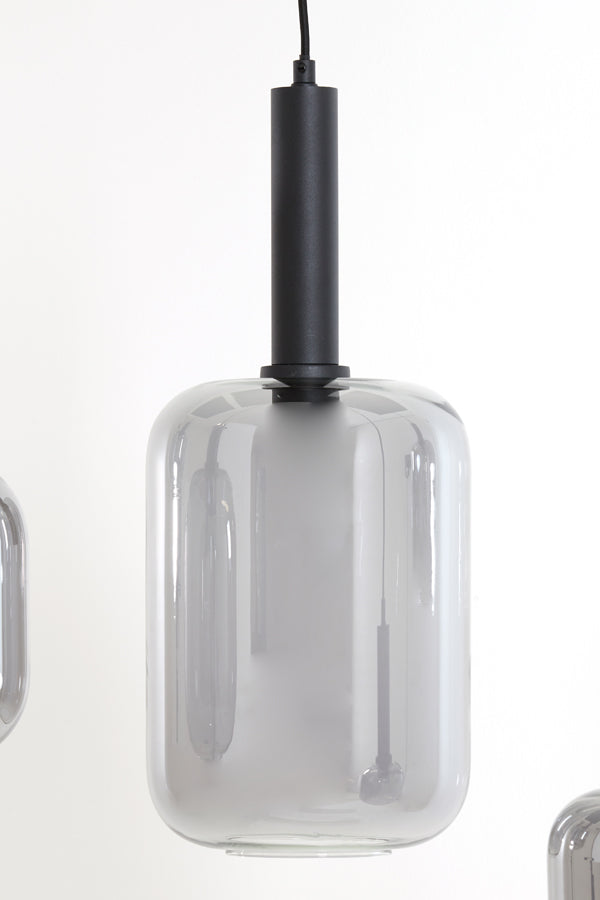 Hanglamp Lekar - Rookglas -