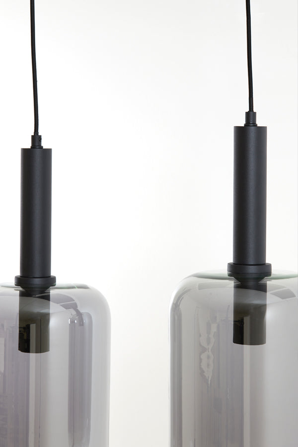 Hanglamp Lekar - Rookglas -